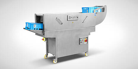 Kistenwaschmaschine für Euronormbehälter (E1-E3) Typ DLWA-100 Ecoline | Mohn GmbH