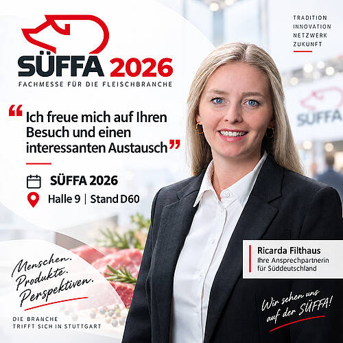 Süffa 2026 - Fachmesse für die Fleischbranche | Ricarda Filthaus | Mohn GmbH