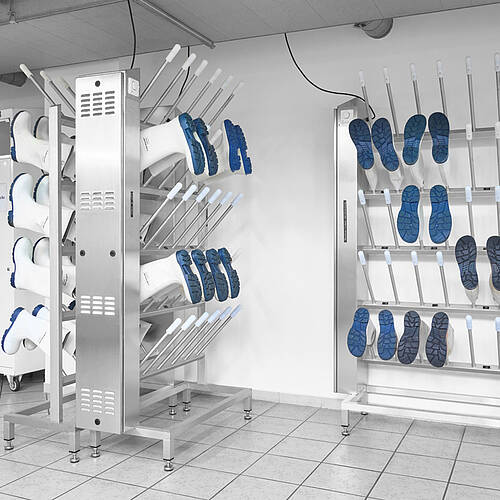 Stiefel-/Schuh- & Clogtrockner Highline - Behebt nasses Schuhwerk im Einsatzalltag | Mohn GmbH