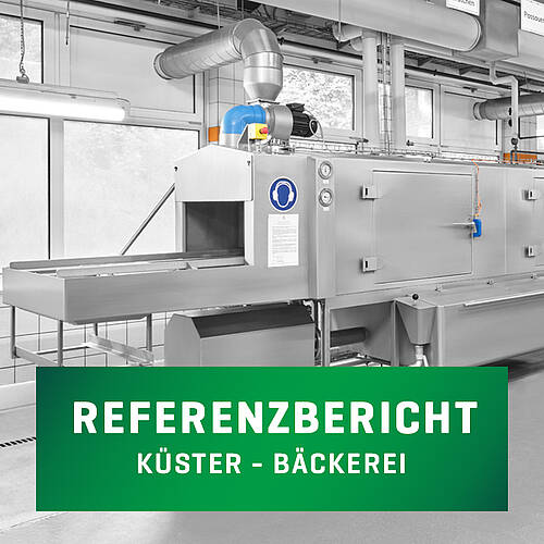 Korb- und Blechwaschanlage des Typs DLWA-800 BACK-Highline BS3H zur Reinigung und anschließenden Abblas-Trocknung von Blechen, Körben, Formen, Dielen und weiteren Behältern | Mohn GmbH
