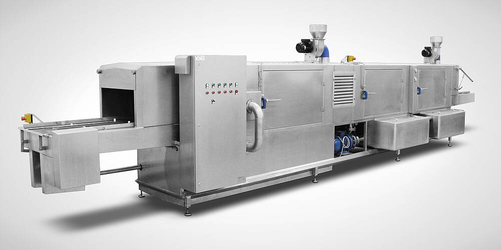 Industrie-Waschanlage (Kistenwaschanlage/Palettenwaschanlage) Highline Typ DLWA 800-2T/2+ PAL | Mohn GmbH