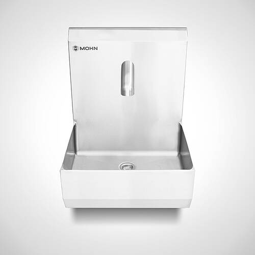 Handwaschbecken mit Rückwand (Sensorbedienung): Mohn GmbH